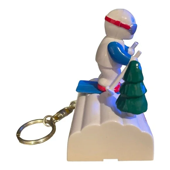 1998 McDonald’s Nagano Olympics SKIING KEYCHAIN PENCIL SHARPENER Japan Exclusive - Picture 4 of 6